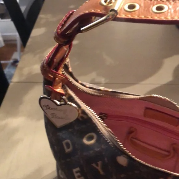 Dooney & Bourke Brown Shoulder Bag - Picture 5 of 12